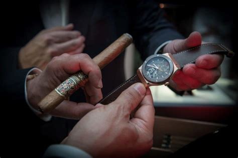 Hublot ForbiddenX watch made with tobacco leaves 